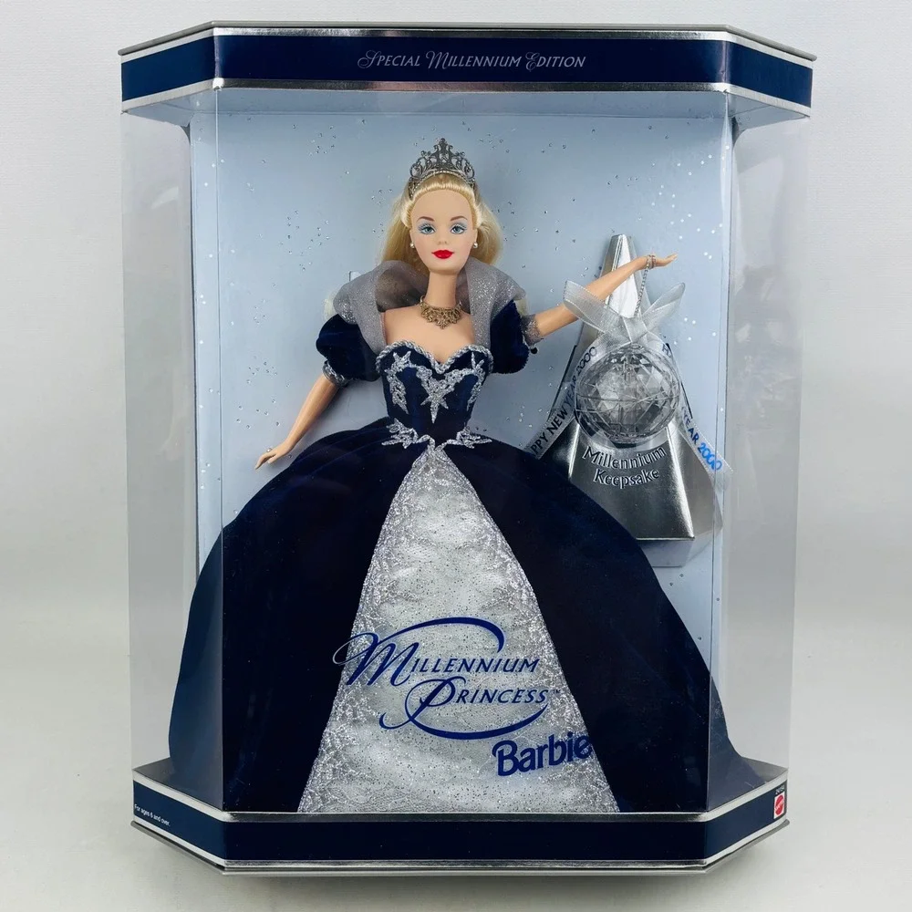Barbie Millennium‎ Princess 2000 Special Edition Mattel 24154 Blue Velvet Dress
